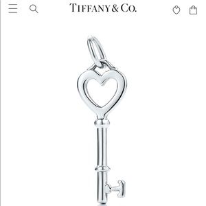 Tiffany & Co. Mini Silver Heart Key